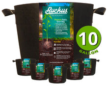 Load image into Gallery viewer, Heavy Duty Fabric Grow Bags (5 Pack)