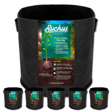 Load image into Gallery viewer, Heavy Duty Fabric Grow Bags (5 Pack)