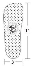 Load image into Gallery viewer, Neat Feet Premium Stick On Feet - Polka Dot Print