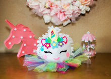 Load image into Gallery viewer, Unicorn Pillow Craft – Cute Colorful Fleece Knot Pillow Kit