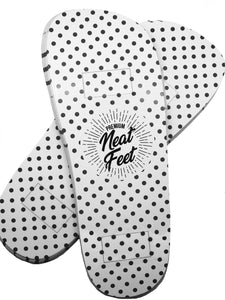 Neat Feet Premium Stick On Feet - Polka Dot Print